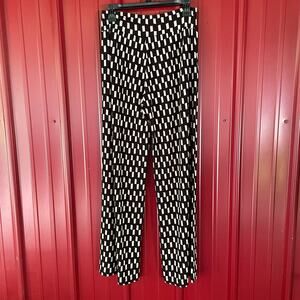Clara Sun Woo Pants Size M Pull On Wide Leg Palazzo‎ Stretch Lounge Pockets